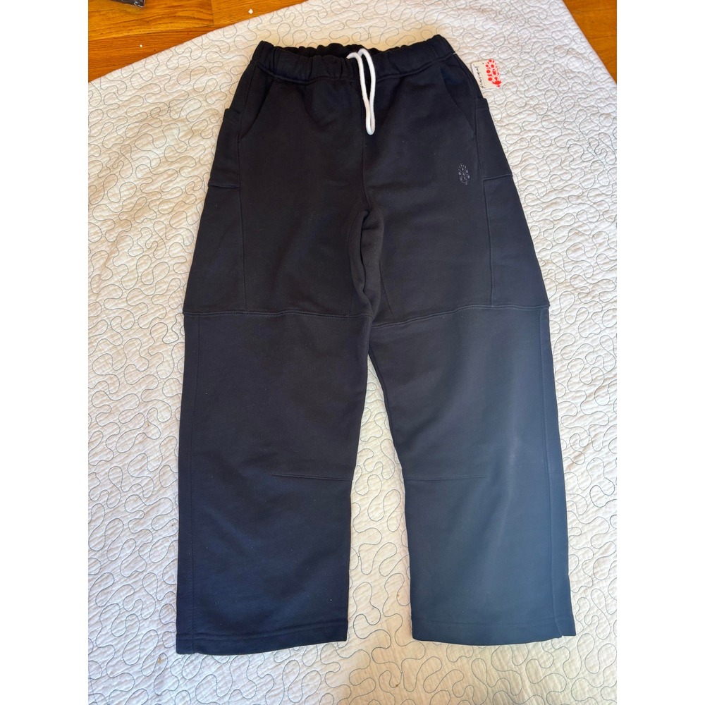 Free People Movement‎ Black Wide Leg Sweatpants Cropped Size XS